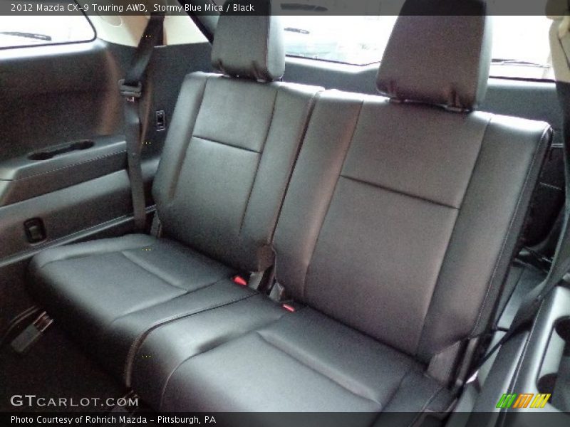 Stormy Blue Mica / Black 2012 Mazda CX-9 Touring AWD