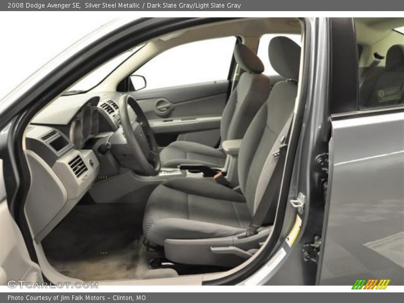 Silver Steel Metallic / Dark Slate Gray/Light Slate Gray 2008 Dodge Avenger SE
