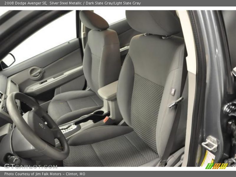 Silver Steel Metallic / Dark Slate Gray/Light Slate Gray 2008 Dodge Avenger SE