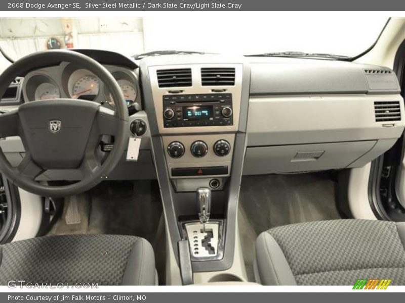 Silver Steel Metallic / Dark Slate Gray/Light Slate Gray 2008 Dodge Avenger SE