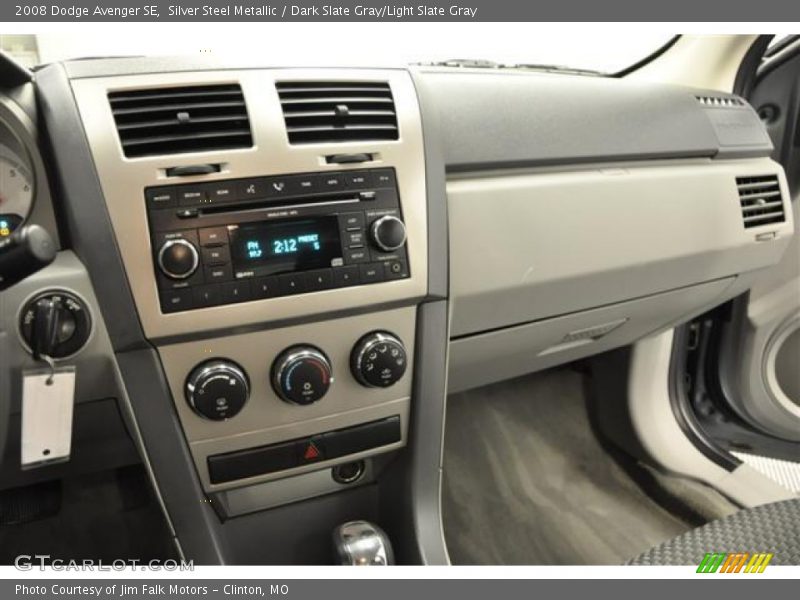 Silver Steel Metallic / Dark Slate Gray/Light Slate Gray 2008 Dodge Avenger SE