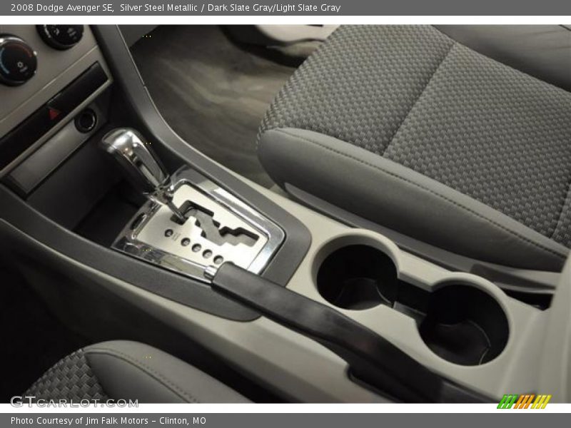 Silver Steel Metallic / Dark Slate Gray/Light Slate Gray 2008 Dodge Avenger SE