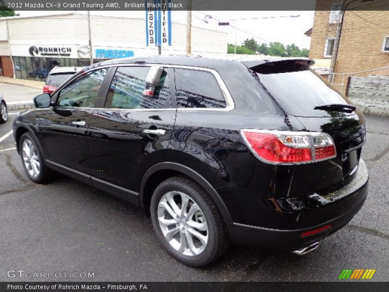 Brilliant Black / Black 2012 Mazda CX-9 Grand Touring AWD