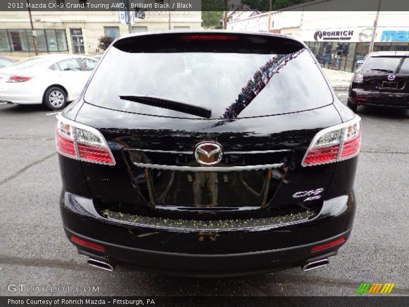 Brilliant Black / Black 2012 Mazda CX-9 Grand Touring AWD