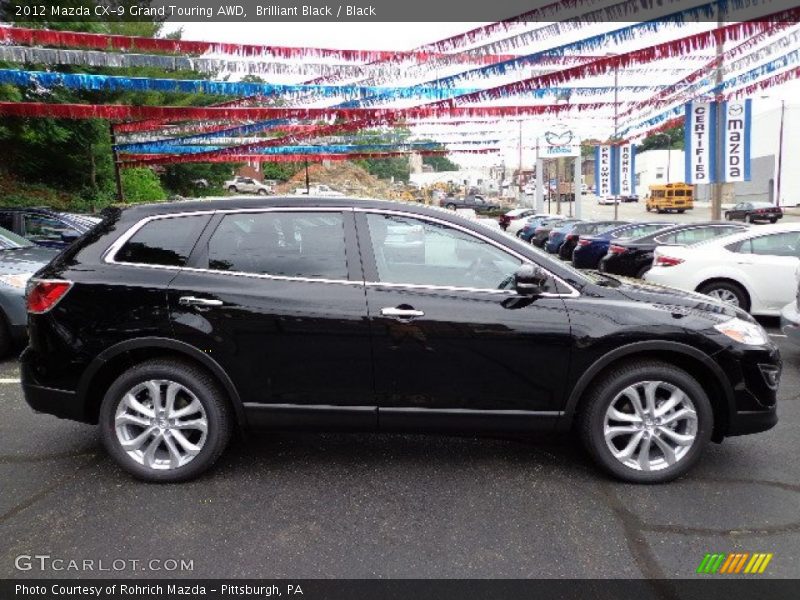 Brilliant Black / Black 2012 Mazda CX-9 Grand Touring AWD
