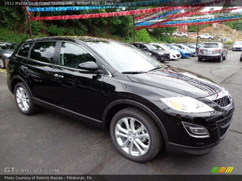 Brilliant Black / Black 2012 Mazda CX-9 Grand Touring AWD