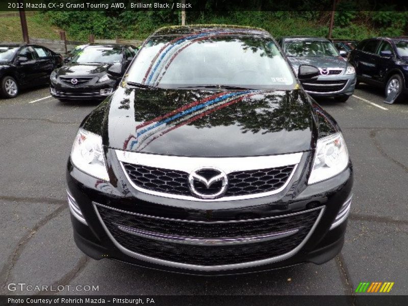 Brilliant Black / Black 2012 Mazda CX-9 Grand Touring AWD