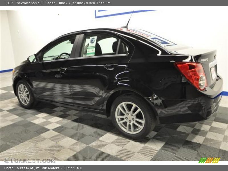 Black / Jet Black/Dark Titanium 2012 Chevrolet Sonic LT Sedan