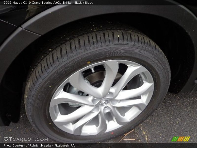 Brilliant Black / Black 2012 Mazda CX-9 Grand Touring AWD
