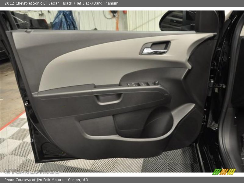 Black / Jet Black/Dark Titanium 2012 Chevrolet Sonic LT Sedan