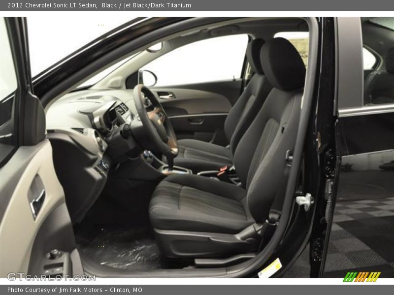 Black / Jet Black/Dark Titanium 2012 Chevrolet Sonic LT Sedan
