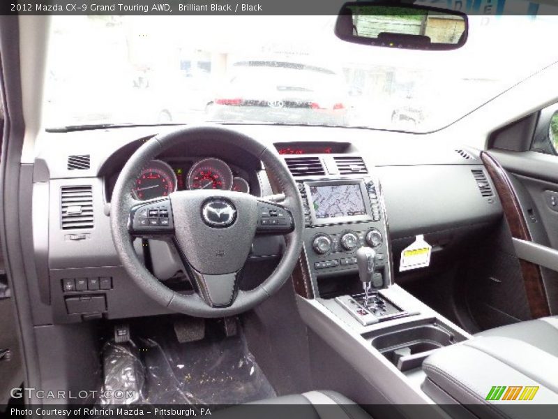 Brilliant Black / Black 2012 Mazda CX-9 Grand Touring AWD
