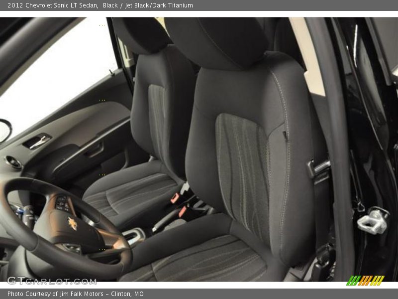 Black / Jet Black/Dark Titanium 2012 Chevrolet Sonic LT Sedan