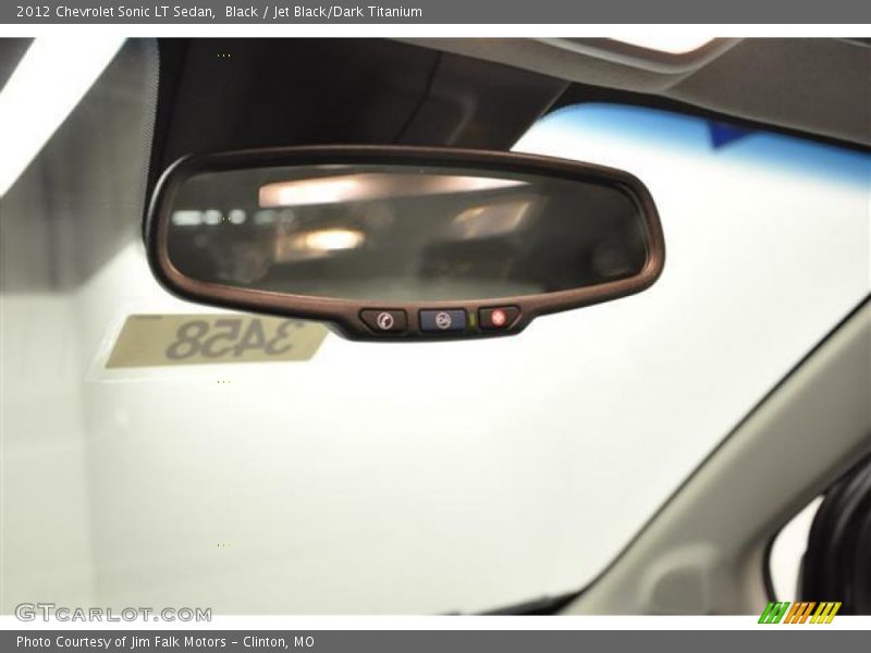 Black / Jet Black/Dark Titanium 2012 Chevrolet Sonic LT Sedan