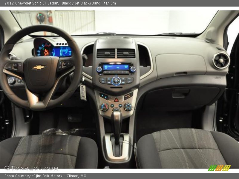 Black / Jet Black/Dark Titanium 2012 Chevrolet Sonic LT Sedan