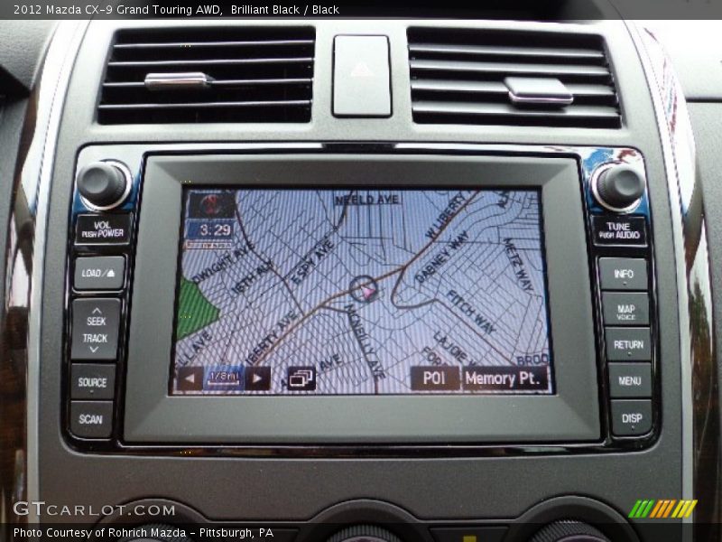 Brilliant Black / Black 2012 Mazda CX-9 Grand Touring AWD