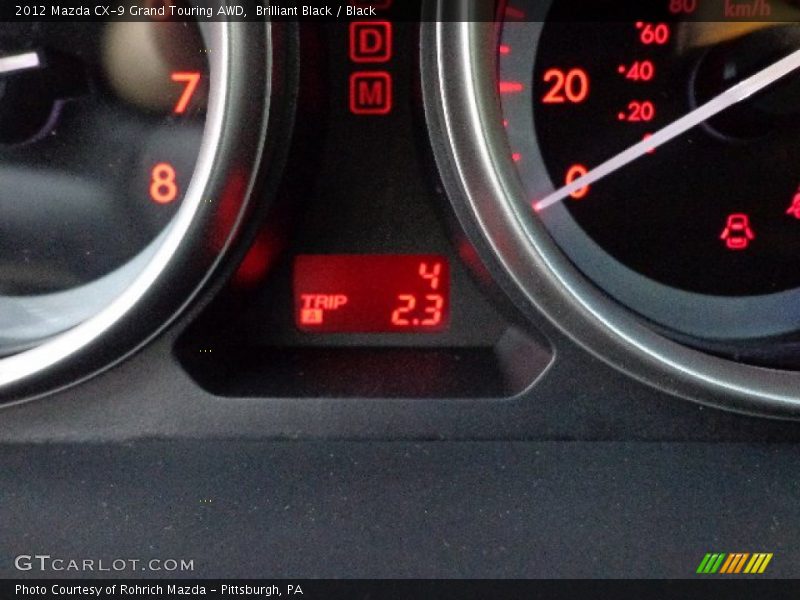Brilliant Black / Black 2012 Mazda CX-9 Grand Touring AWD