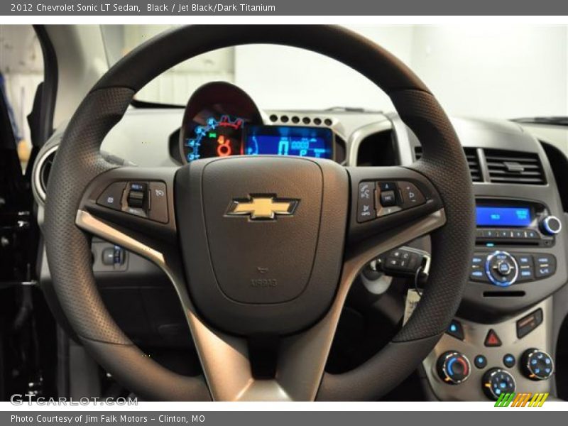 Black / Jet Black/Dark Titanium 2012 Chevrolet Sonic LT Sedan