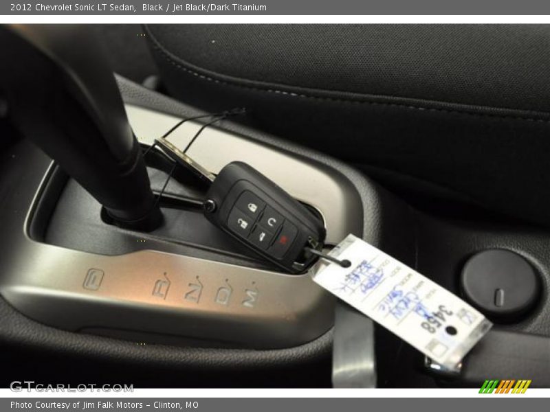 Black / Jet Black/Dark Titanium 2012 Chevrolet Sonic LT Sedan