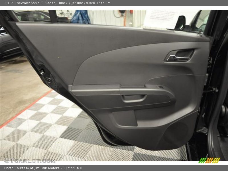 Black / Jet Black/Dark Titanium 2012 Chevrolet Sonic LT Sedan