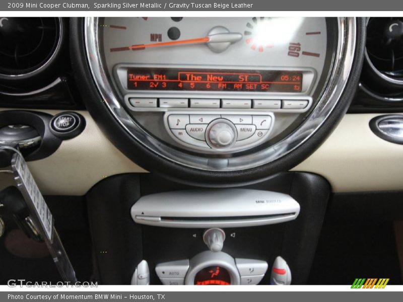Sparkling Silver Metallic / Gravity Tuscan Beige Leather 2009 Mini Cooper Clubman