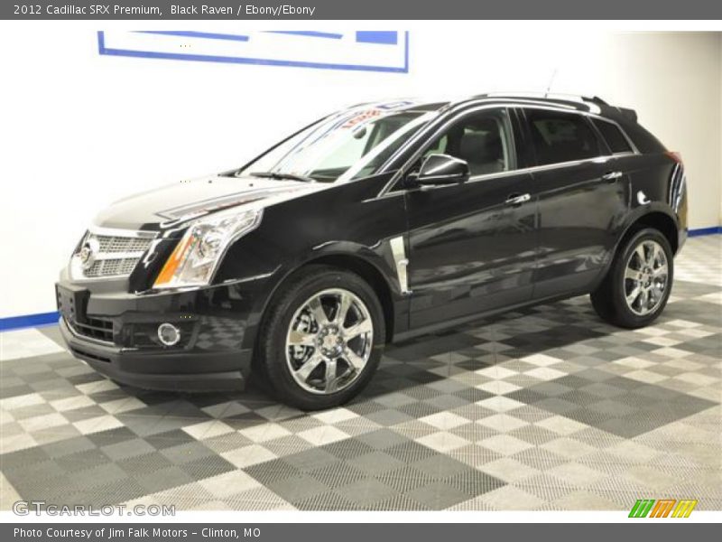 Black Raven / Ebony/Ebony 2012 Cadillac SRX Premium