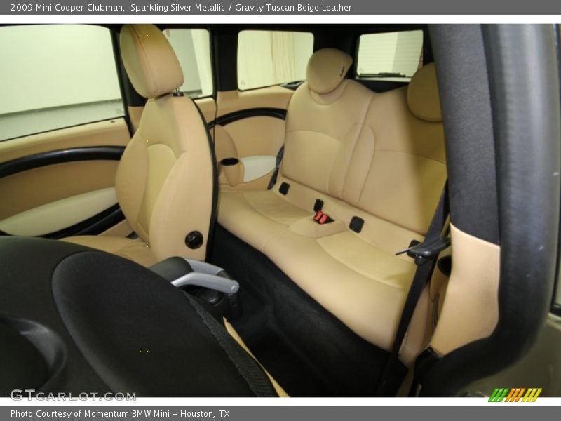 Sparkling Silver Metallic / Gravity Tuscan Beige Leather 2009 Mini Cooper Clubman