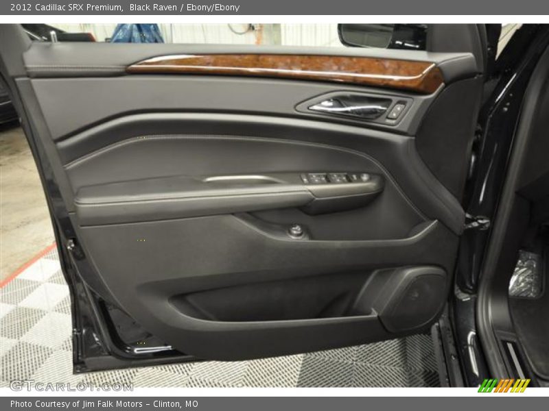 Black Raven / Ebony/Ebony 2012 Cadillac SRX Premium