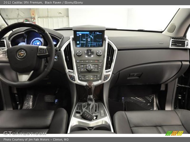 Black Raven / Ebony/Ebony 2012 Cadillac SRX Premium