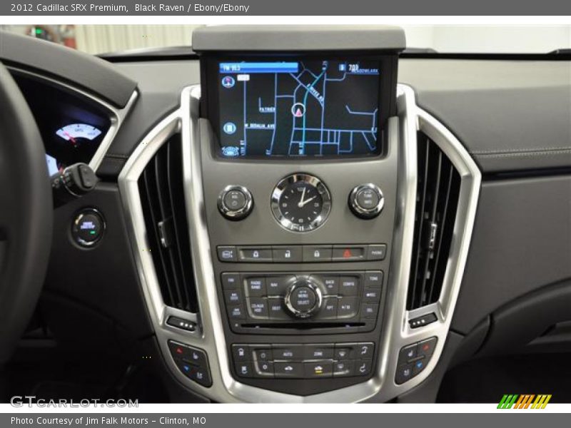 Black Raven / Ebony/Ebony 2012 Cadillac SRX Premium