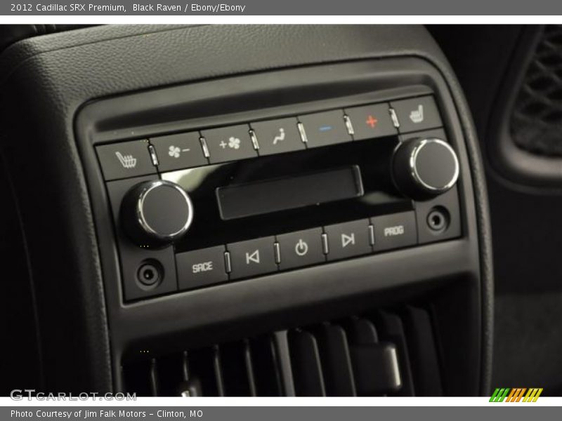 Black Raven / Ebony/Ebony 2012 Cadillac SRX Premium