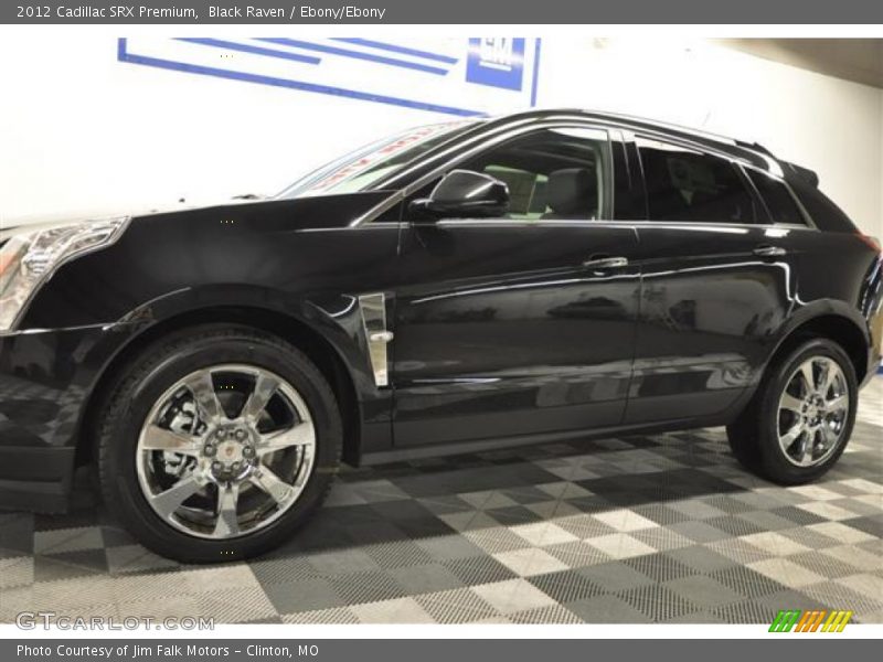 Black Raven / Ebony/Ebony 2012 Cadillac SRX Premium