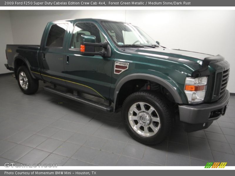 Front 3/4 View of 2009 F250 Super Duty Cabelas Edition Crew Cab 4x4