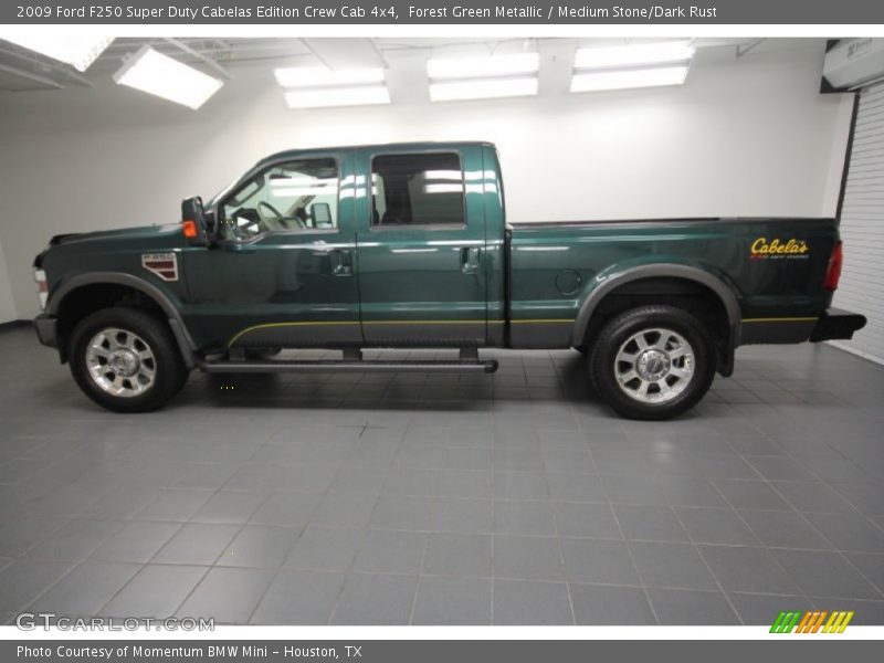  2009 F250 Super Duty Cabelas Edition Crew Cab 4x4 Forest Green Metallic