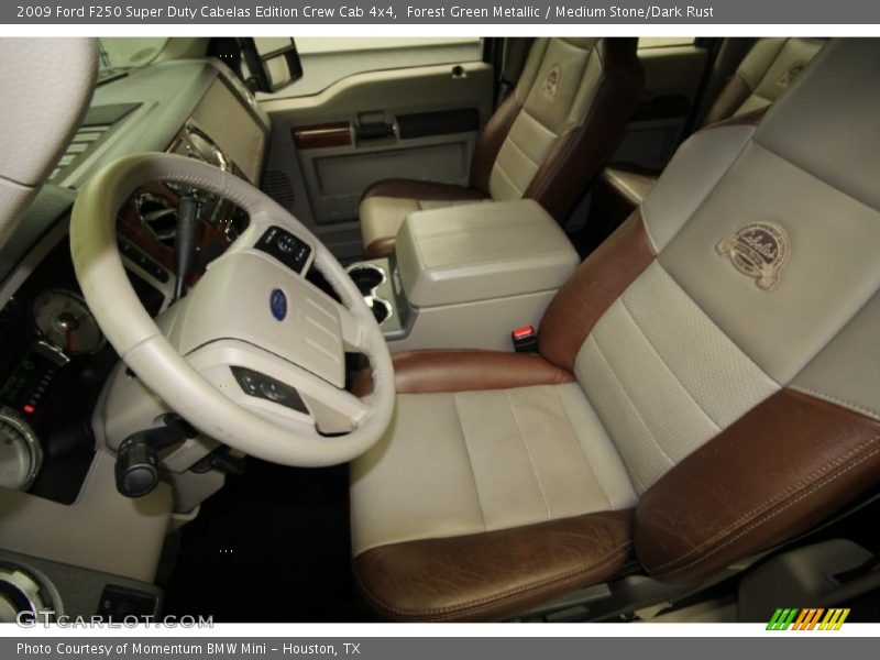  2009 F250 Super Duty Cabelas Edition Crew Cab 4x4 Medium Stone/Dark Rust Interior