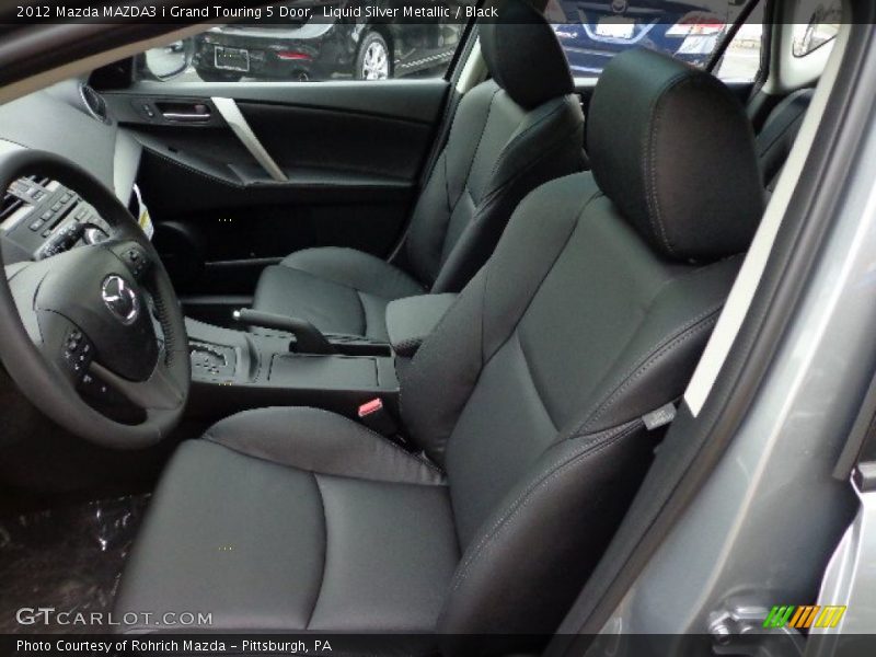  2012 MAZDA3 i Grand Touring 5 Door Black Interior