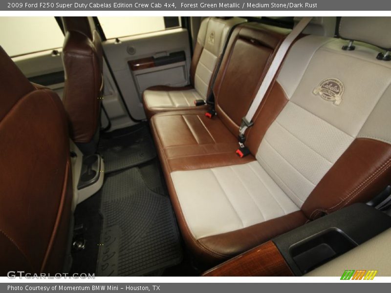 Rear Seat of 2009 F250 Super Duty Cabelas Edition Crew Cab 4x4