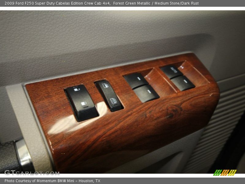 Forest Green Metallic / Medium Stone/Dark Rust 2009 Ford F250 Super Duty Cabelas Edition Crew Cab 4x4