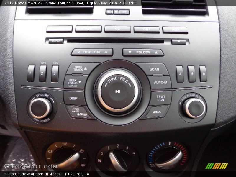 Audio System of 2012 MAZDA3 i Grand Touring 5 Door