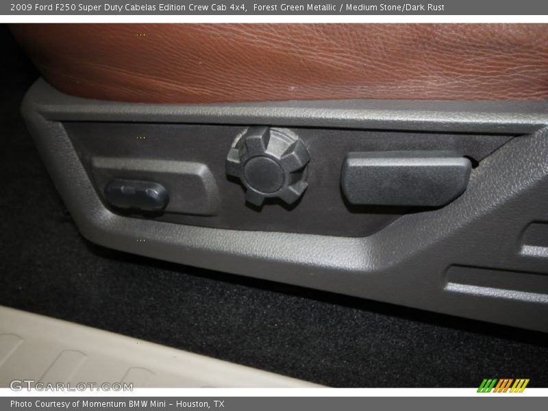 Forest Green Metallic / Medium Stone/Dark Rust 2009 Ford F250 Super Duty Cabelas Edition Crew Cab 4x4