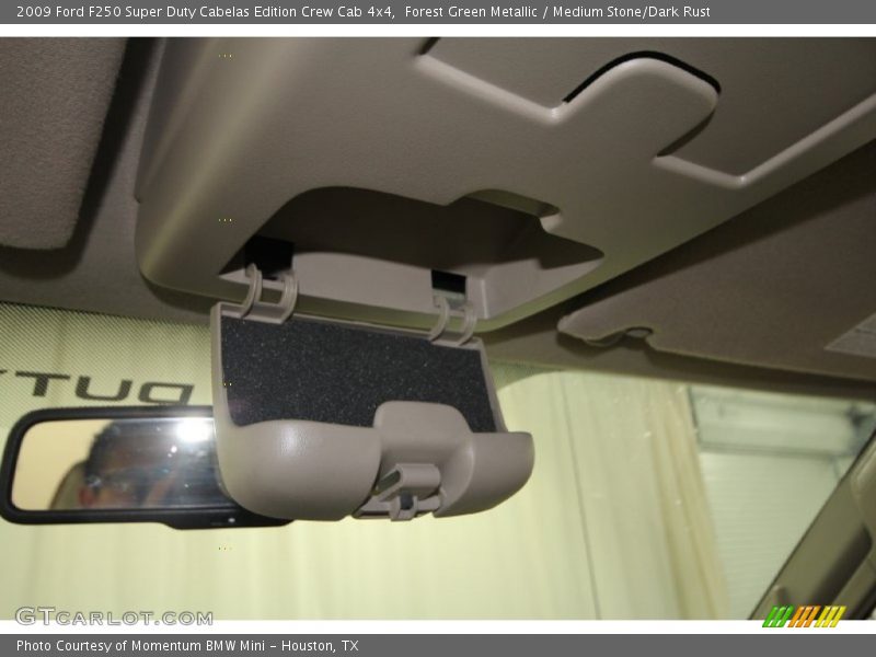 Forest Green Metallic / Medium Stone/Dark Rust 2009 Ford F250 Super Duty Cabelas Edition Crew Cab 4x4