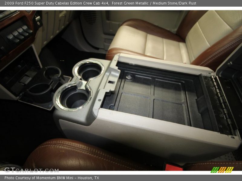 Forest Green Metallic / Medium Stone/Dark Rust 2009 Ford F250 Super Duty Cabelas Edition Crew Cab 4x4