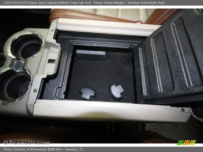 Forest Green Metallic / Medium Stone/Dark Rust 2009 Ford F250 Super Duty Cabelas Edition Crew Cab 4x4