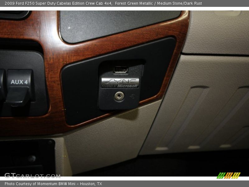 Forest Green Metallic / Medium Stone/Dark Rust 2009 Ford F250 Super Duty Cabelas Edition Crew Cab 4x4