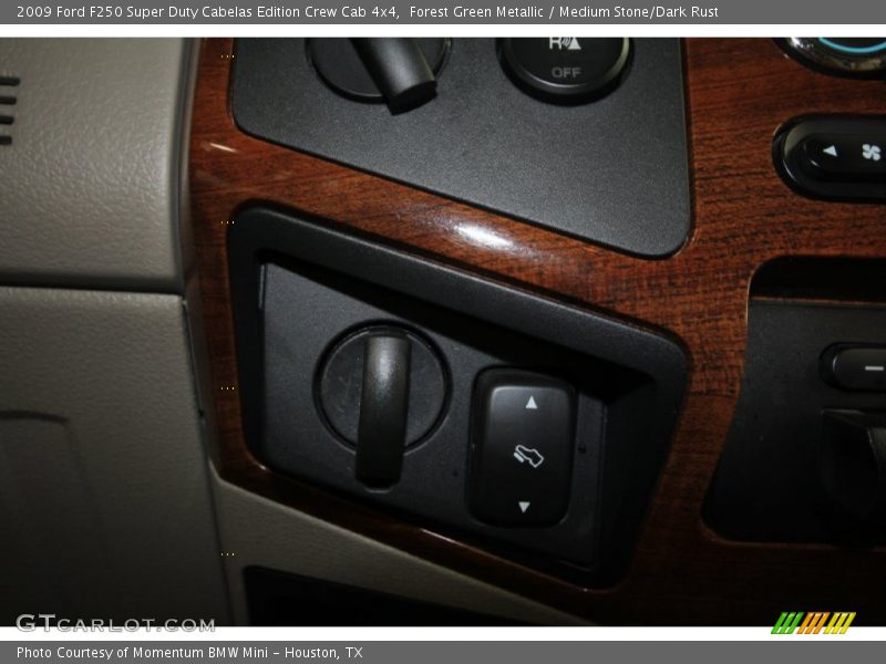Forest Green Metallic / Medium Stone/Dark Rust 2009 Ford F250 Super Duty Cabelas Edition Crew Cab 4x4
