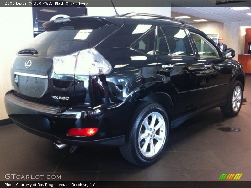 Black Onyx / Ivory 2008 Lexus RX 350 AWD