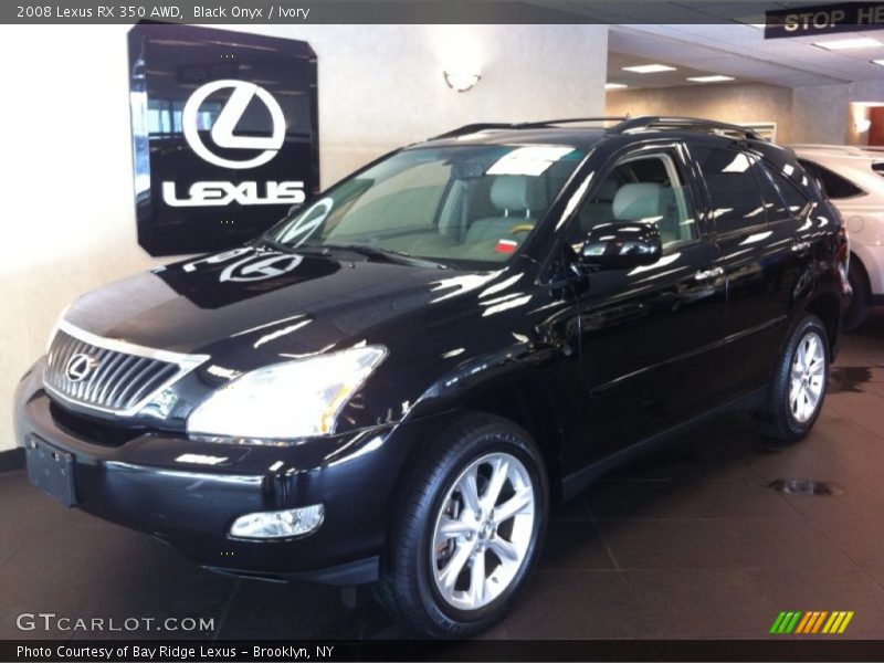 Black Onyx / Ivory 2008 Lexus RX 350 AWD