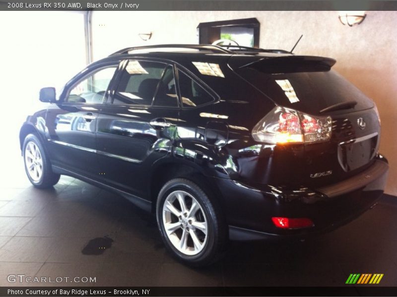 Black Onyx / Ivory 2008 Lexus RX 350 AWD