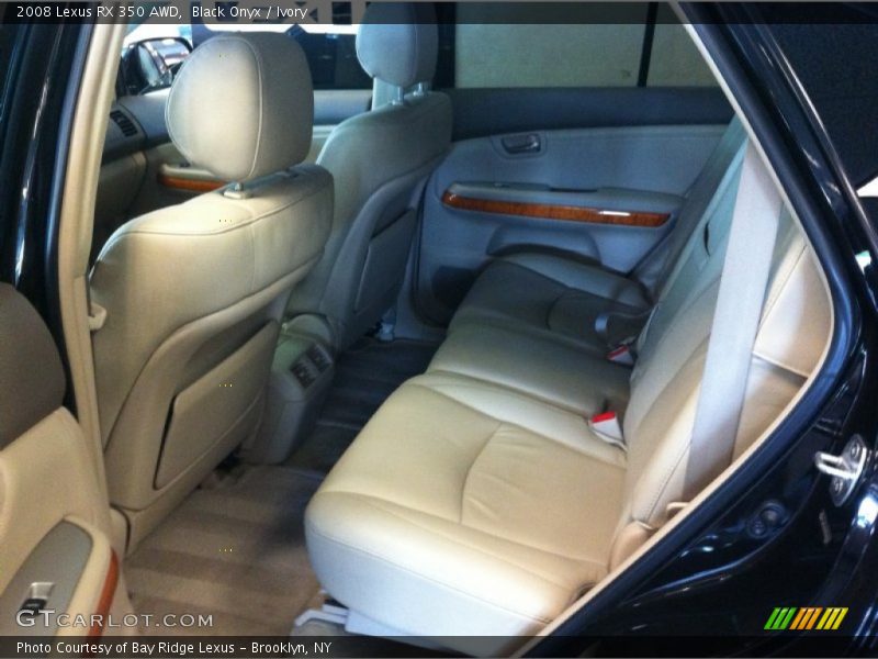 Black Onyx / Ivory 2008 Lexus RX 350 AWD