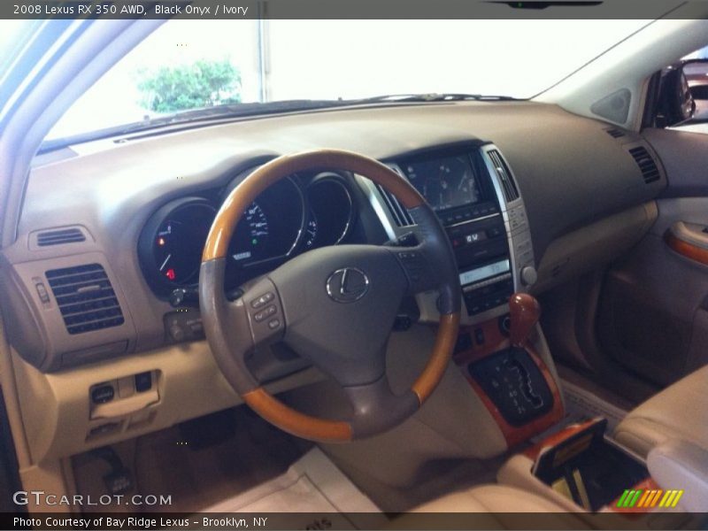 Black Onyx / Ivory 2008 Lexus RX 350 AWD